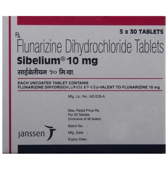 sibelium 10mg tablet 30's